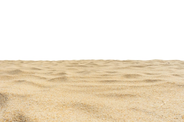 El nivel de la superficie del desierto contra un cielo despejado