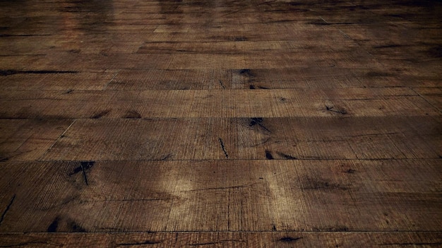 Nivel de la superficie del suelo de madera