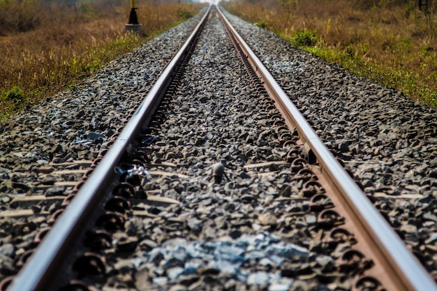 Nivel de superficie de las vías ferroviarias