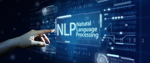 NLP Natural Language Processing Cognitive Computing-Technologiekonzept