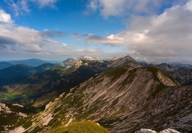 No cume da montanha Vogel