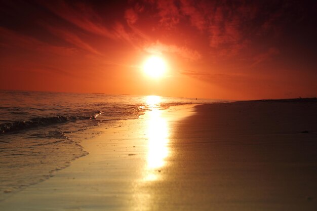 Foto no hay humanos paisaje oceánico puesta de sol cielo sol al aire libre nubes horizonte playa agua