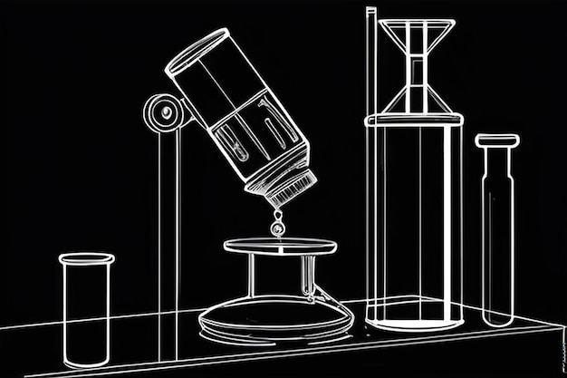 No hay personas en el espacio interior de una innovadora sala de investigación de laboratorio moderna en un hospital