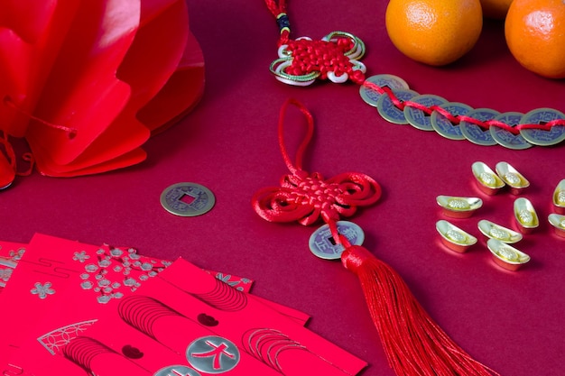 Nó manual chinês da decoração do ano novo chinês