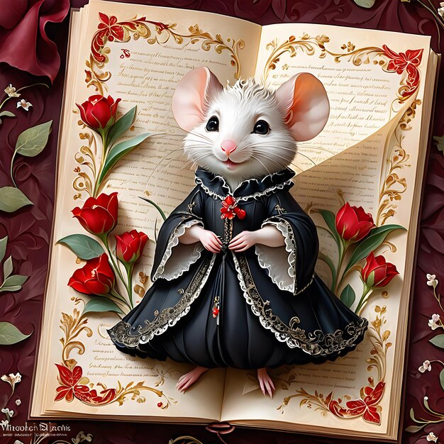 No mundo mágico de Ratopia havia um rato bonito que capturou a atenção de todos com sua ex-mulher.