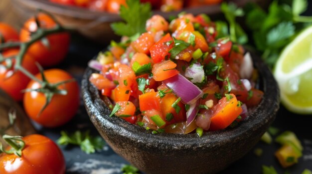 Foto no te conformes con una salsa ordinaria. prueba esta versión asada con tomates carbonizados.