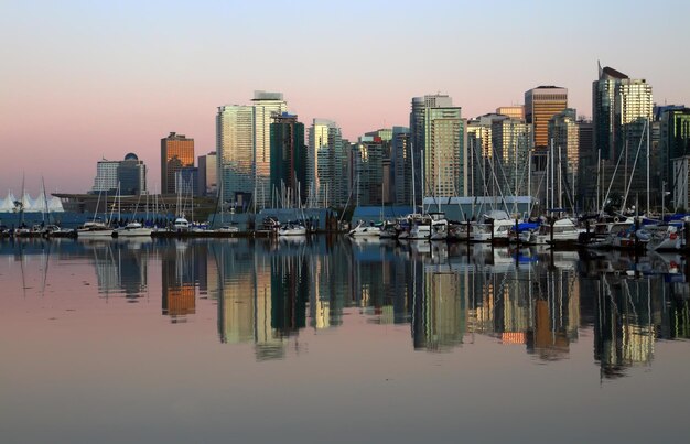 Noche del centro de Vancouver, Canadá A.C.