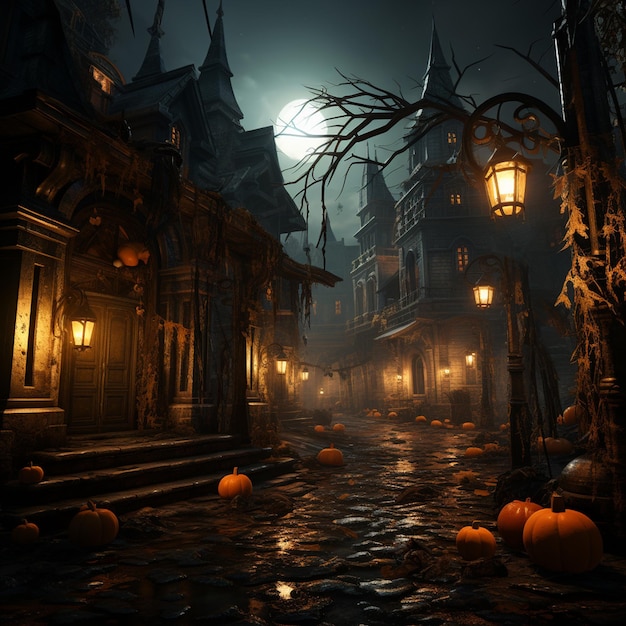 La noche espeluznante de Halloween