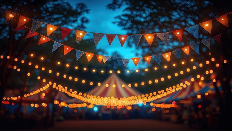 Noche festiva en el Carnaval
