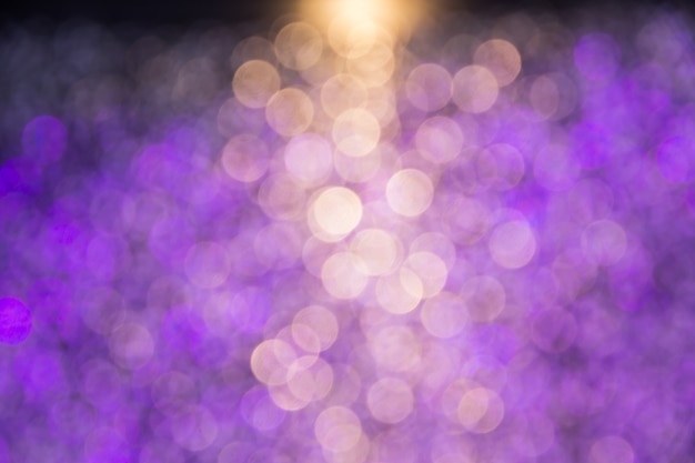 Noche luz bokeh de luces decorar la Navidad y año nuevo