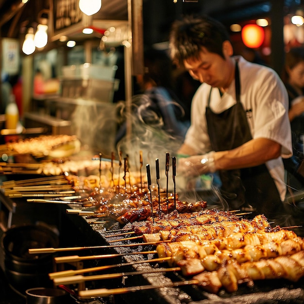 Una noche en el mercado de comida callejera