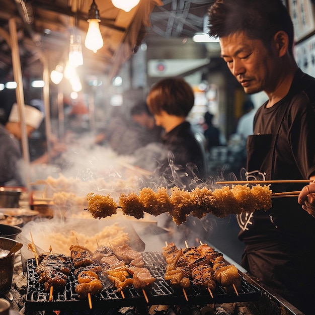 Una noche en el mercado de comida callejera