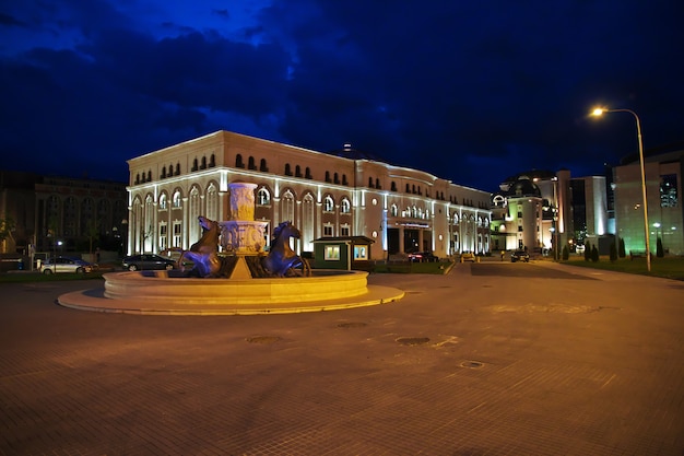 Noche en Skopje de Macedonia, Balcanes