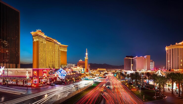 La noche del striptease en Las Vegas