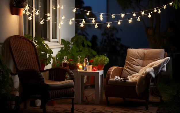 Una noche de verano en la terraza