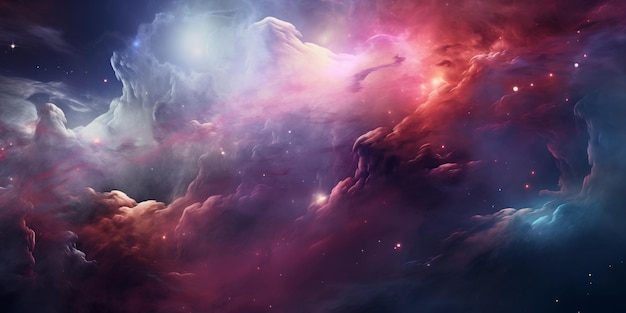 Noite Celestial Espaço Aglomerados Estelares Imagens impressionantes de nebulosas Cosmos etéreo Beleza astral