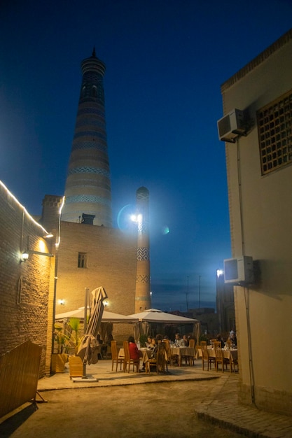 Noite em um restaurante do oriente médio