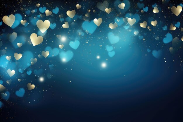 Noite Estrelada de Corações Uma Celebração Sonhosa do Dia dos Namorados