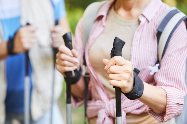 Nordic Walking im Freien