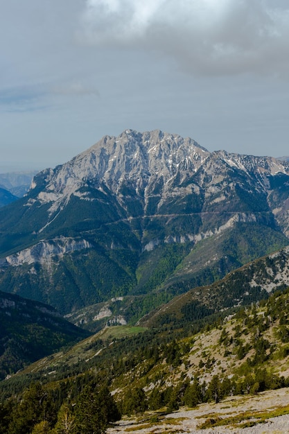 Nordwand des Berges Pedraforca in Katalonien