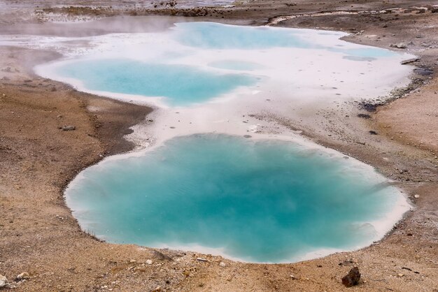 Norris Geyser Basin en el Parque Nacional de Yellowstone.