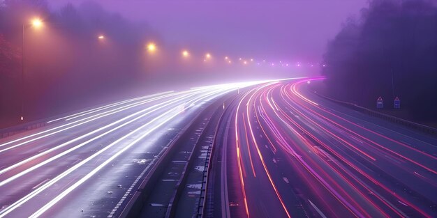 Northamptonshire Inglaterra M Autopista Timelapse Concepto de gestión activa del tráfico Northamptonshir Inglaterra M Autópista Timelaps Gestión activa del tráfico