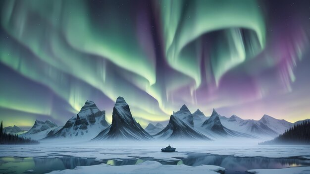 Northern Lights Reverie Erkundung der mystischen Aurora-Traumlandschaft