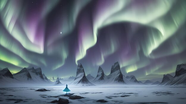 Northern Lights Reverie Explorando a Mystical Aurora Dreamscape