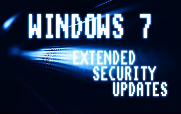 NORUEGA, OSLO, 11 de enero de 2020: Windows 7 ESU