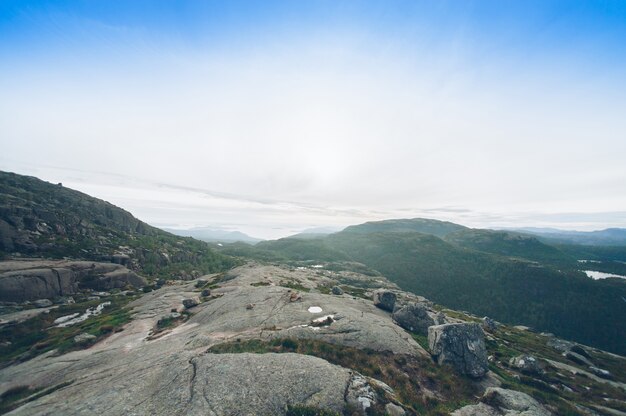 Norwegen preikestolen Fjord