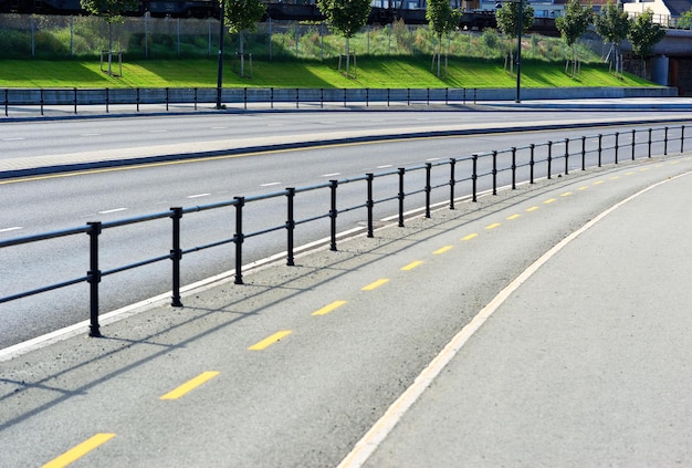 Norwegen Straßentrennlinie Hintergrund hd