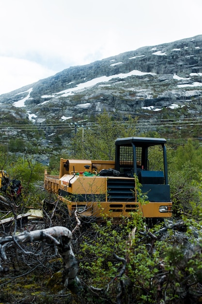 Norwegische Technik in den Bergen