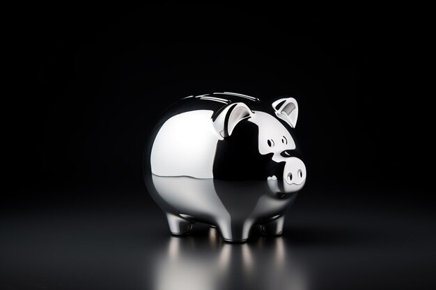 Foto nostalgic_shadows_metal_piggy_bank