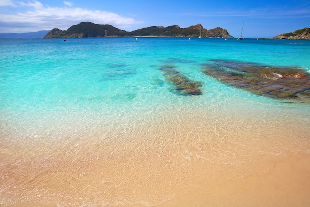 Nostra Senora Strand in Islas Cies Inseln von Vigo