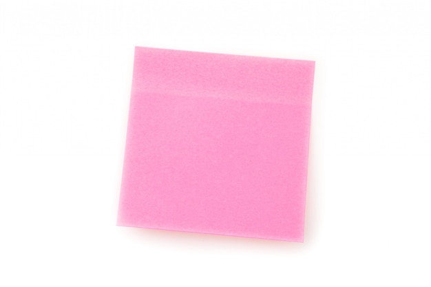 Nota adesiva rosa