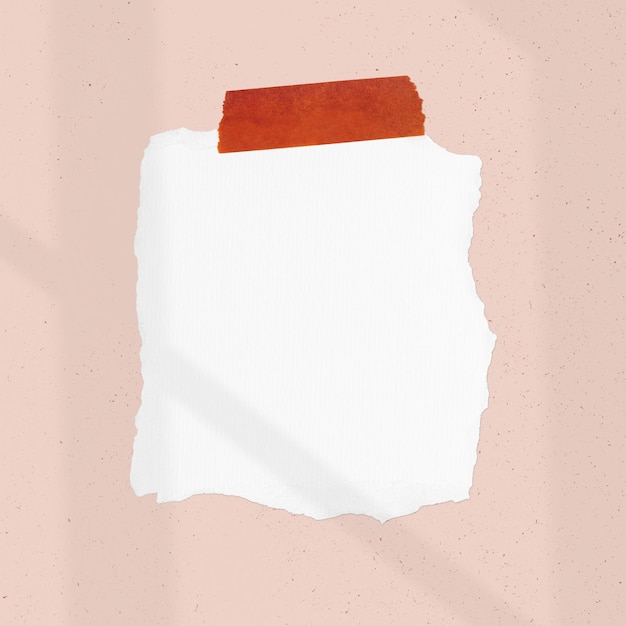 Nota de lembrete mockup png design transparente