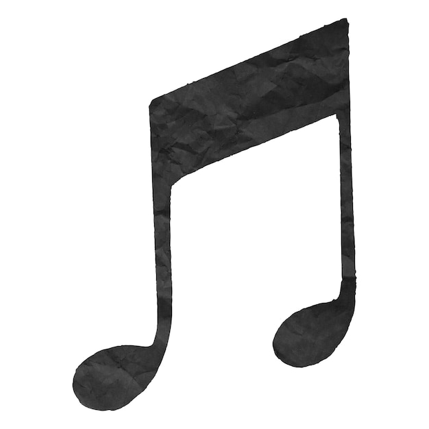 Nota musical png pegatina de música de fondo transparente