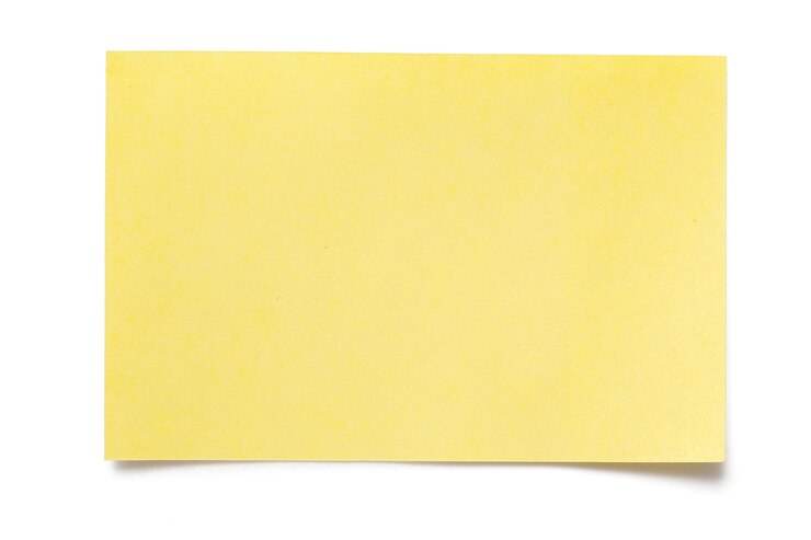 Foto notas adhesivas de color amarillo.