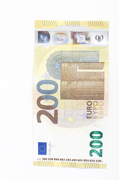 Foto notas de euro do dinheiro da moeda europeia