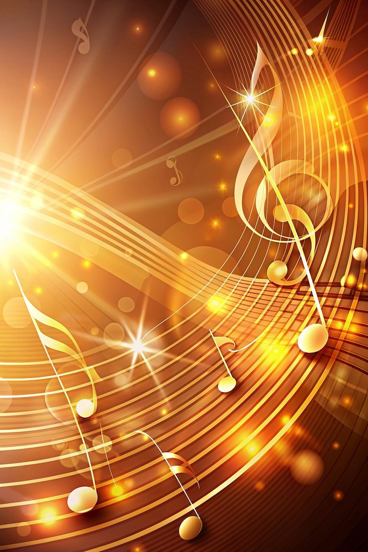 Foto notas de fondo de música crear el fondo de música clásica