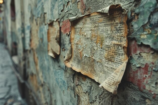 Notas de lamento en la pared metidas en las grietas con esperanza y oraciones los papeles se desvanecen en piedras antiguas