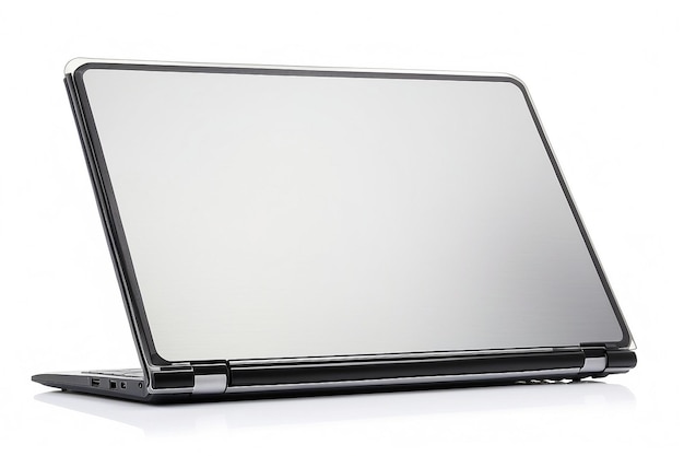 Notebook-Computer auf weißem Hintergrund