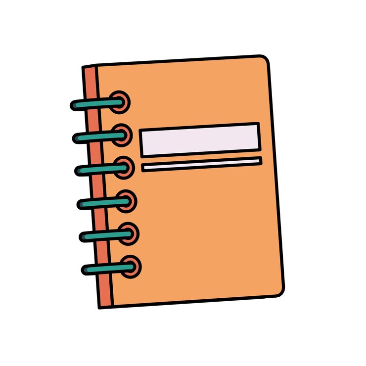 Foto notebook ilustração de renderização 3d em estilo desenho animado