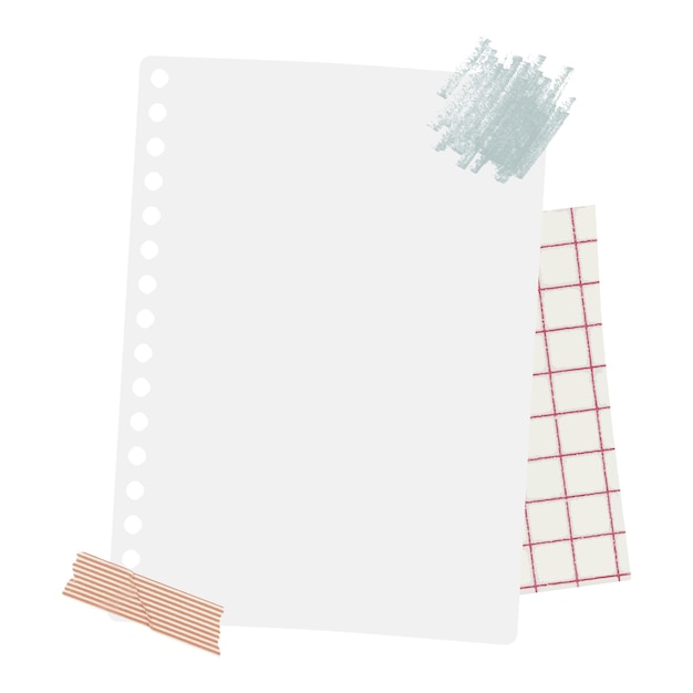 Notizpapier png-Aufkleber durchsichtiger Hintergrund