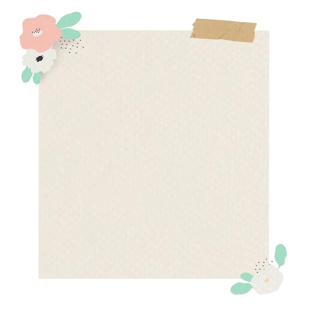 Notizpapier png-Aufkleber durchsichtiger Hintergrund