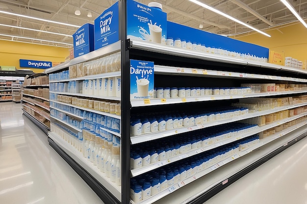 Foto nov 12 2019 sunnyvale ca usa dairypure milk on shelves in a supermarket