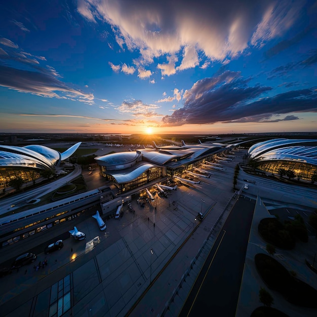 Foto nova concepção do aeroporto