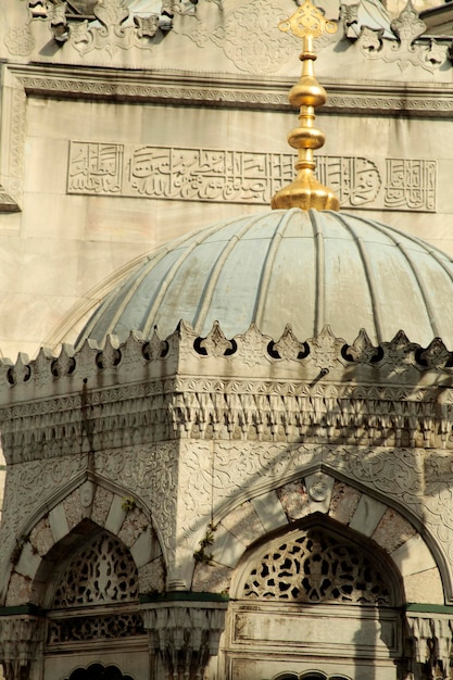 Nova mesquita em Istambul Turquia