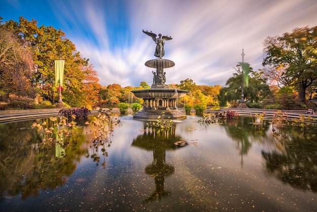 Foto nova york nova york eua no bethesda terrace no central park