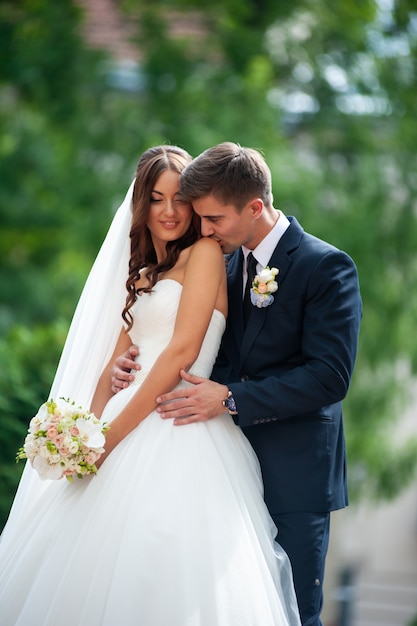 Novios antes de la boda